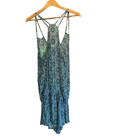 NWT. Tiare Hawaii. Blue Circle Print Romper. One Size. - Picture 8 of 10